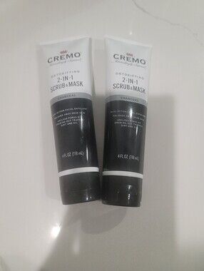 (2) CREMO Detoxifying 2-in-1 Scrub & Mask